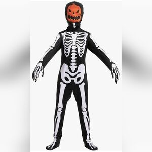 NWT Kids Small Pumpkin Skeleton Costume​